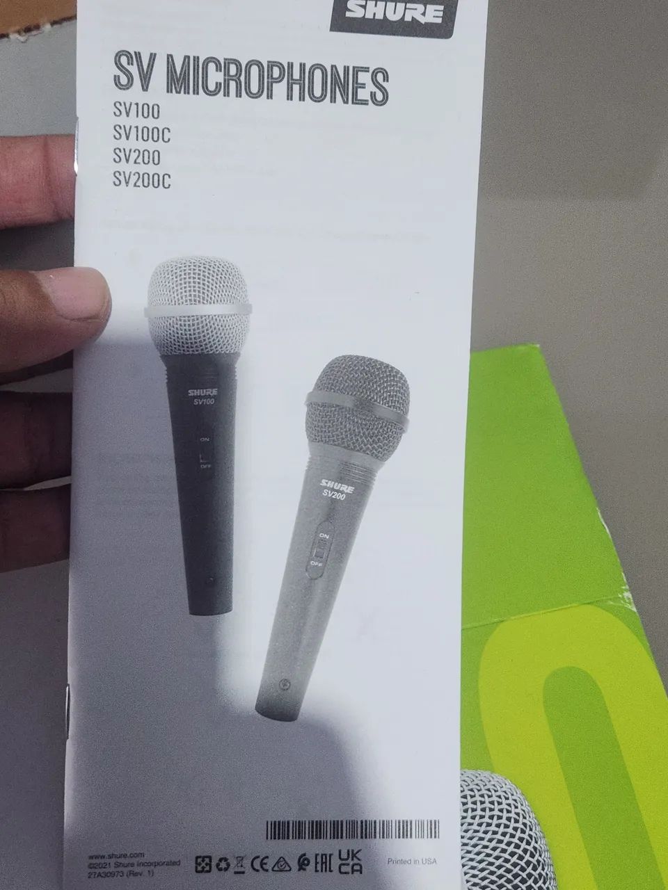 Microfone shure sv100  - Foto 4