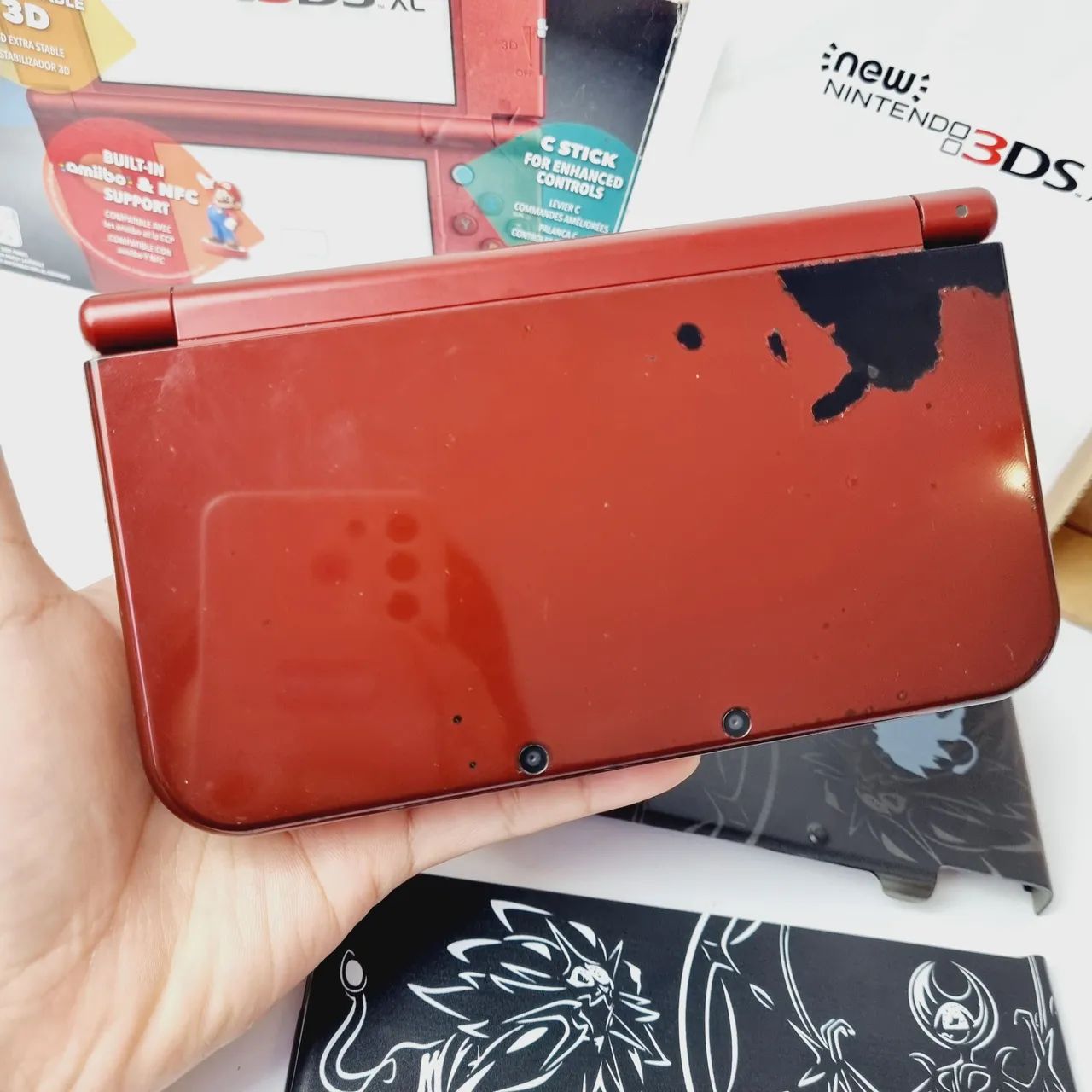 J144-CONSOLE NEW 3DS XL RED DESBLOQUEADO - Foto 4