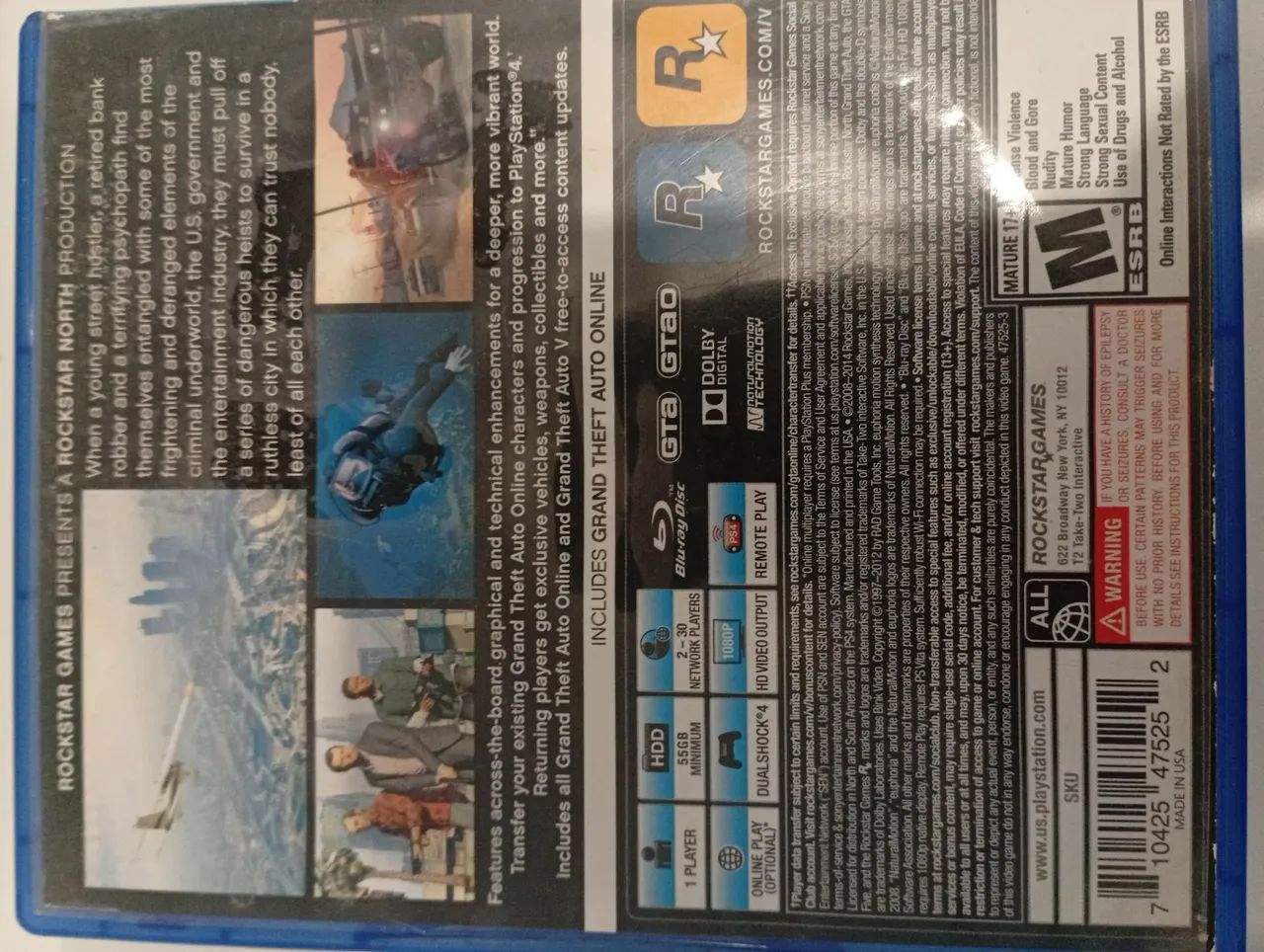 GTA V capa original PS4  - Foto 4