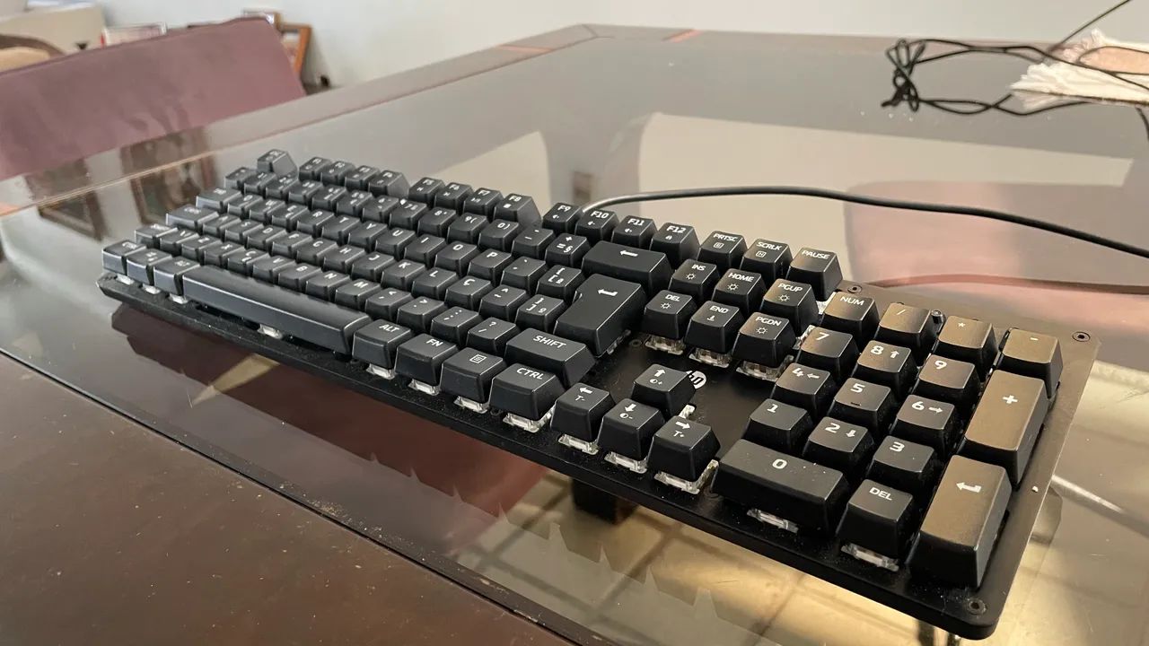 TECLADO MECÂNICO GK100. SWITCH BLUE - Foto 5