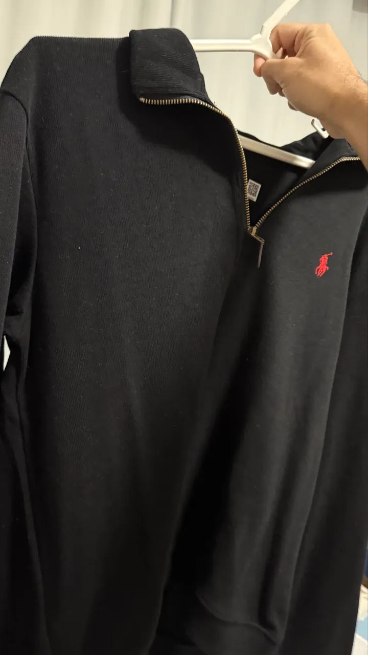 Suéter quarterzip Ralph Lauren Tamanho P - Foto 2