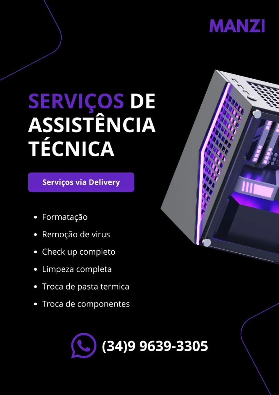 Manutenção de computadores e notebooks