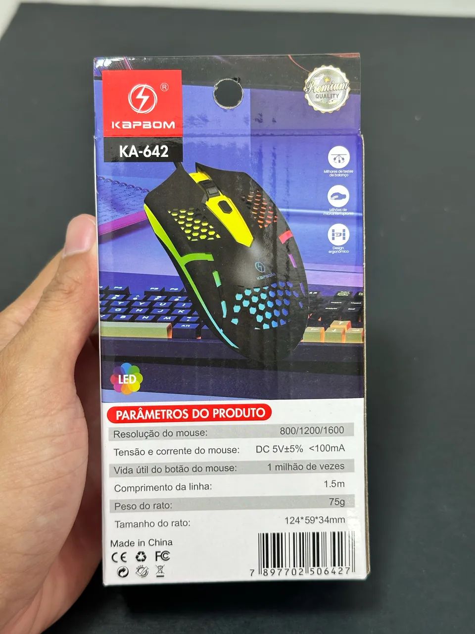 Mouse gamer kpbom  - Foto 3