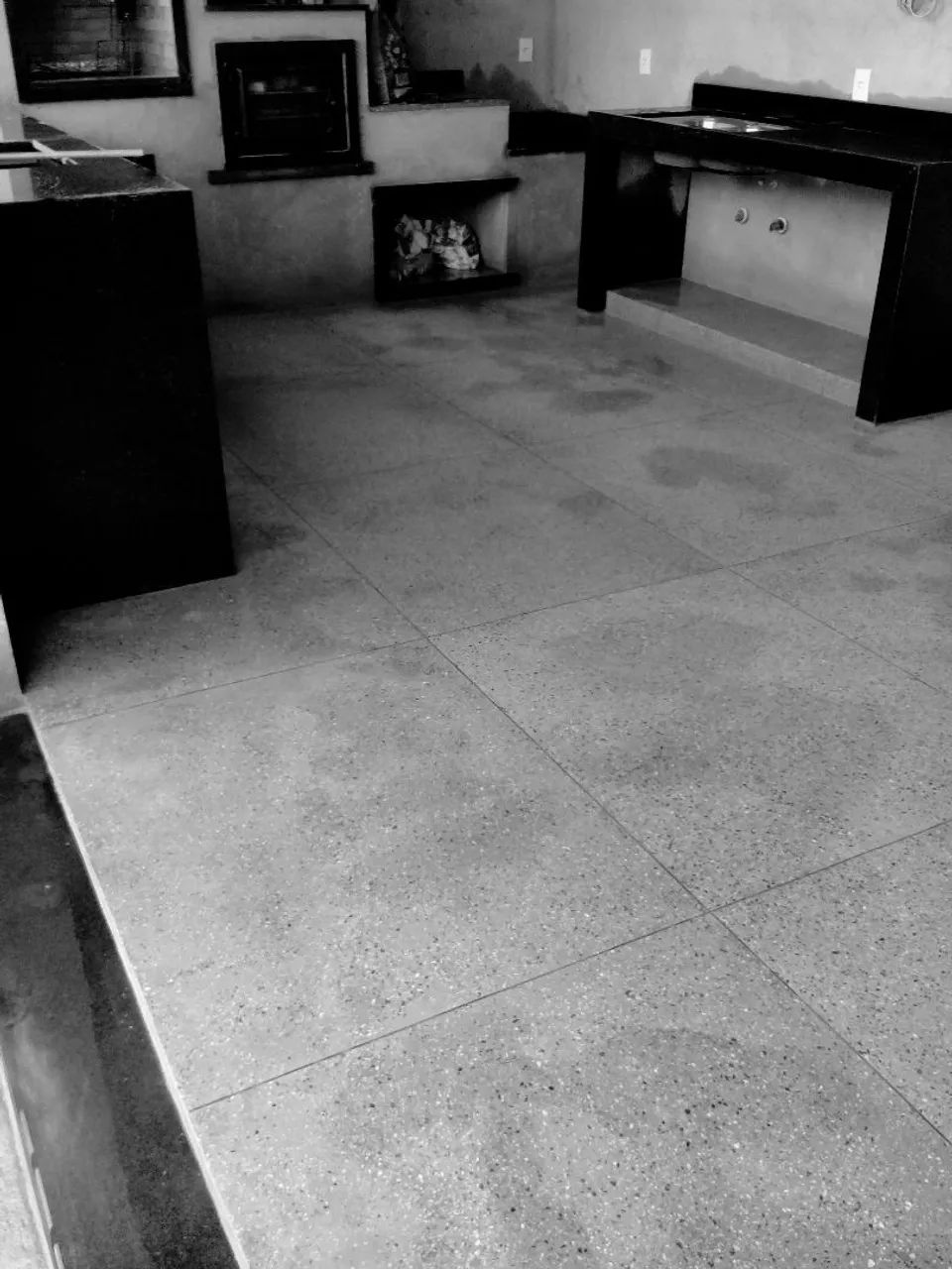 Revestimento de piso de marmorite feito  - Foto 3