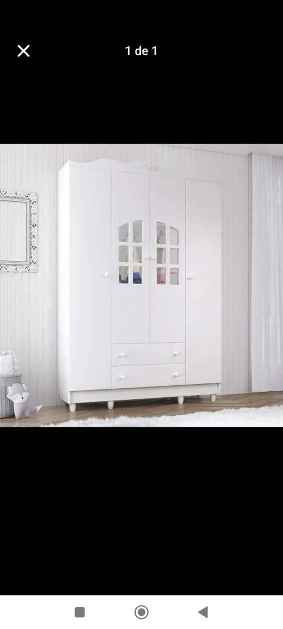 Guarda roupa infantil estilo provençal 