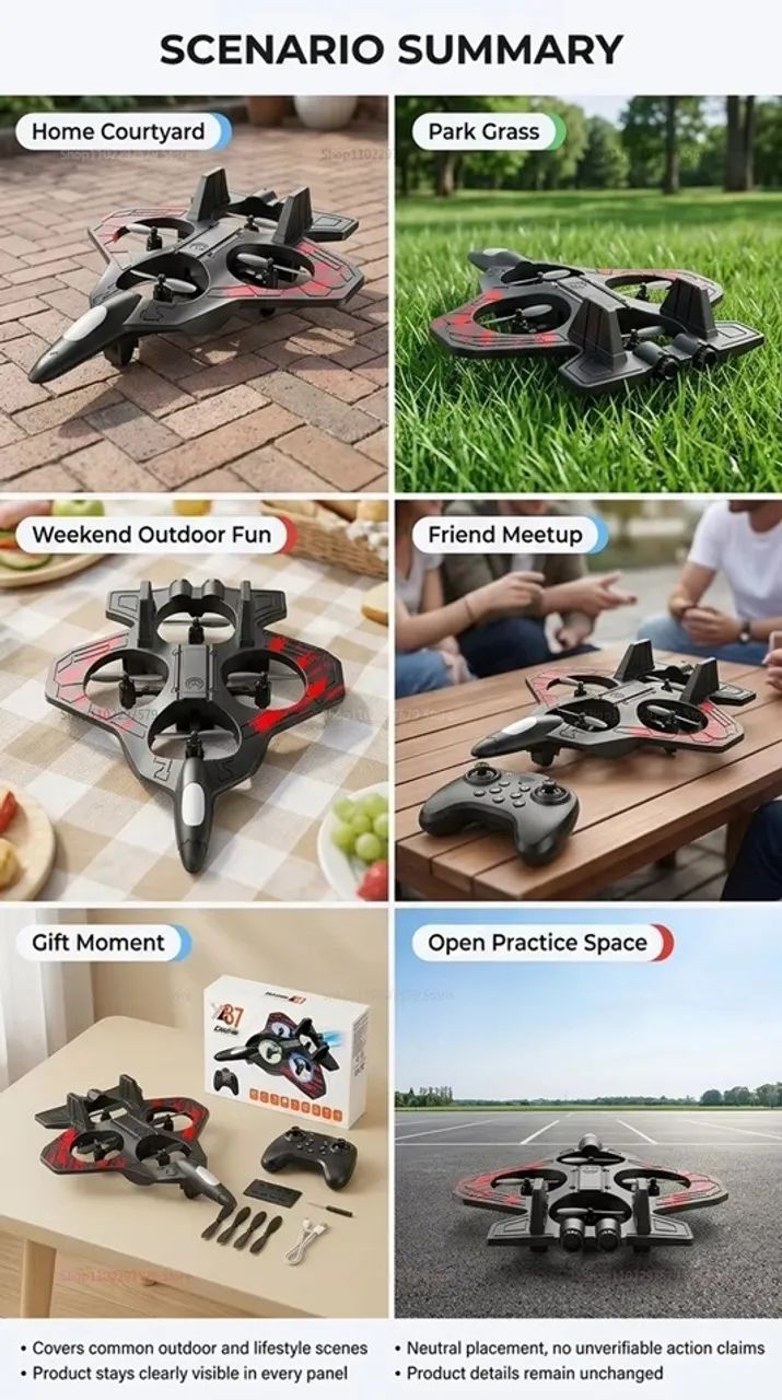 Drone - Avião de Controle Remoto YL87 RC - Foto 4