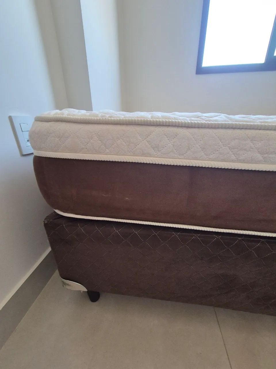 Cama e Colchão Box usado ótimo  - Foto 2