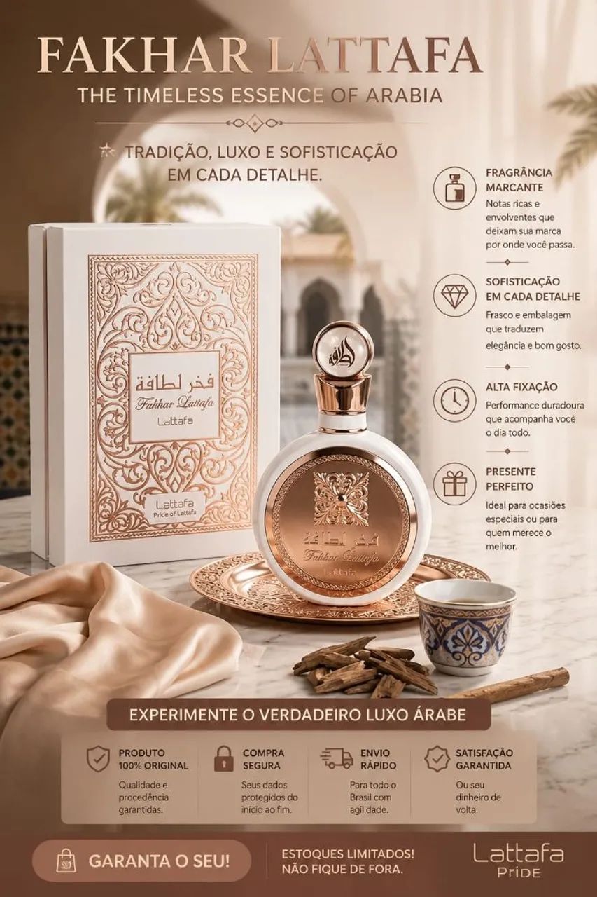 Perfume Árabe Falhar Lattafa Blanco 