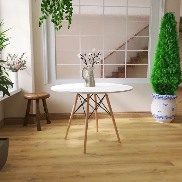 MESA EAMES EIFFEL 120CM REDONDA BRANCA 956 - Foto 4