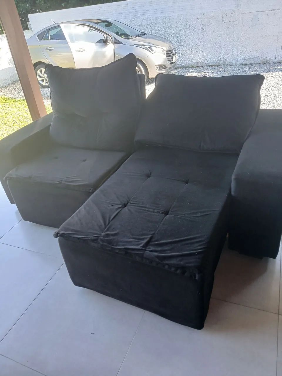 Sofá  2 lugares retrátil 2.00x1.10 - Foto 2