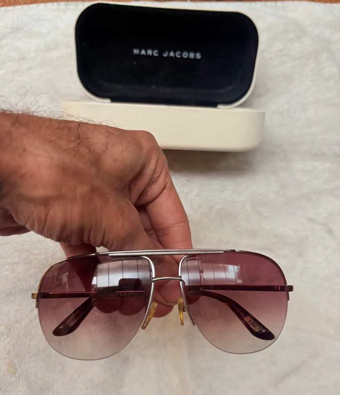 Óculos de Sol Marc Jacobs Original - Estilo Aviador - Foto 3
