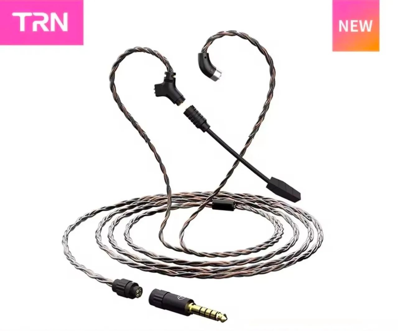 Cabo de fone intra auricular com microfone - Foto 4