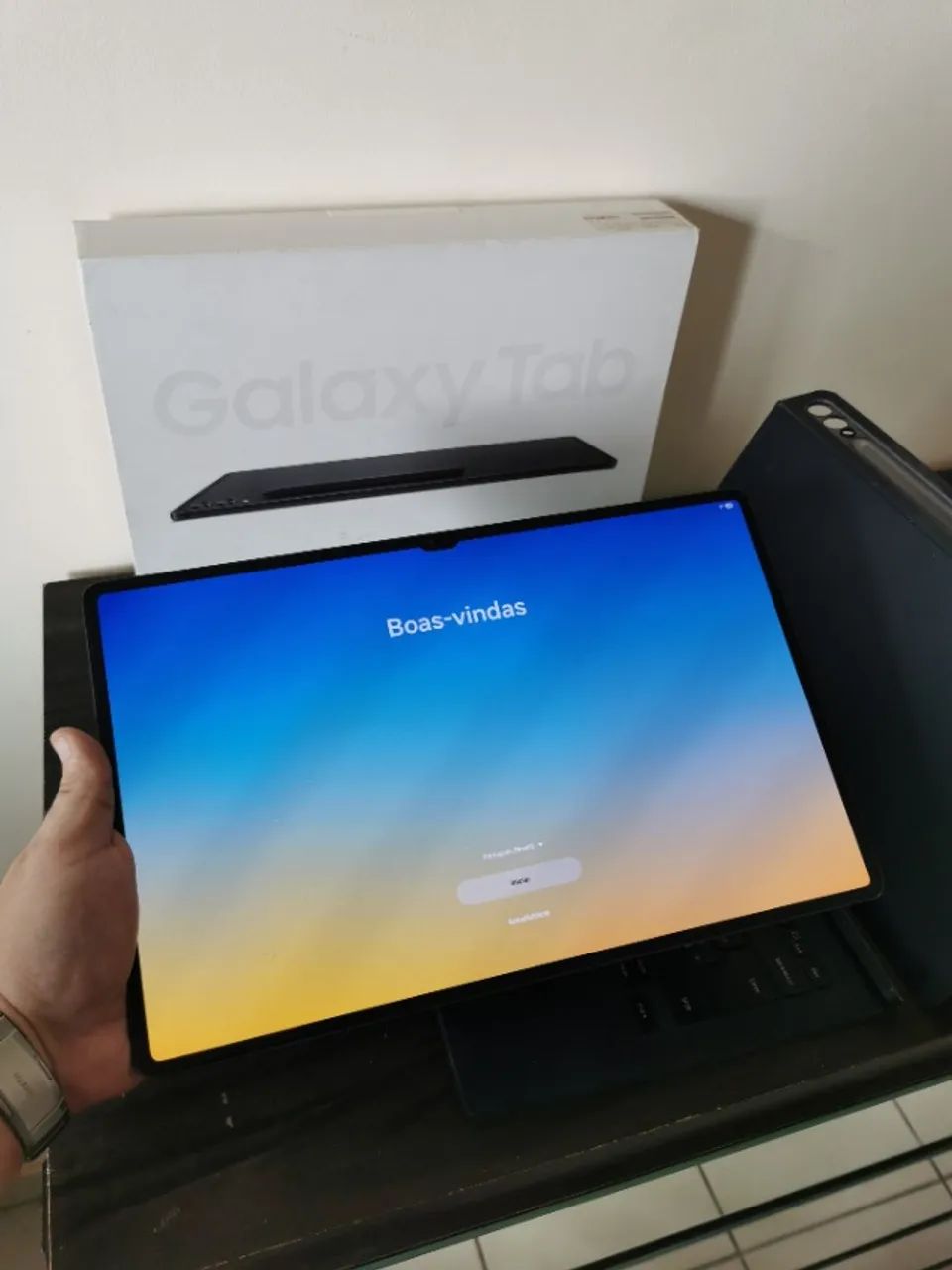 Samsung Tab S9 Ultra 512gb - completo com caixa, teclado e s pen - Foto 2