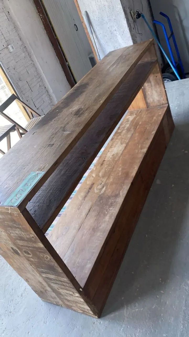 Mesa rack de madeira  - Foto 3