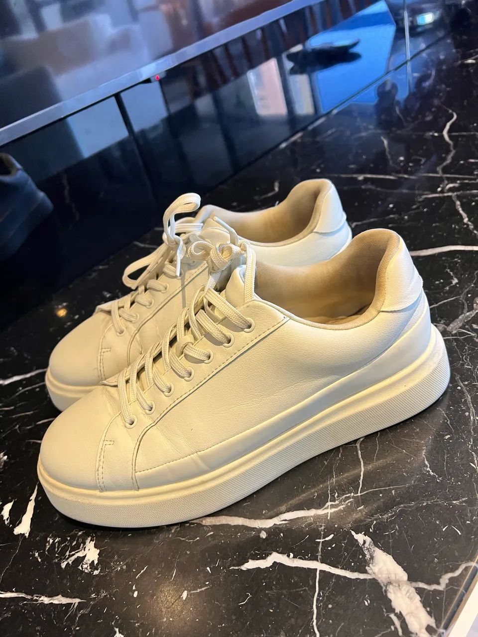 Tênis branco off white Zara - Foto 2