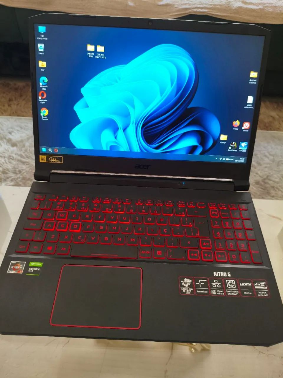 Notebook Nitro 5 semi novo, sem marca de uso. - Foto 2