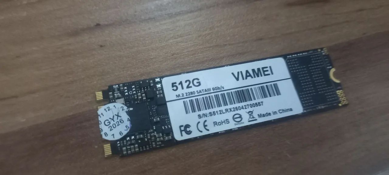 Nvme viamei 512gb ssd