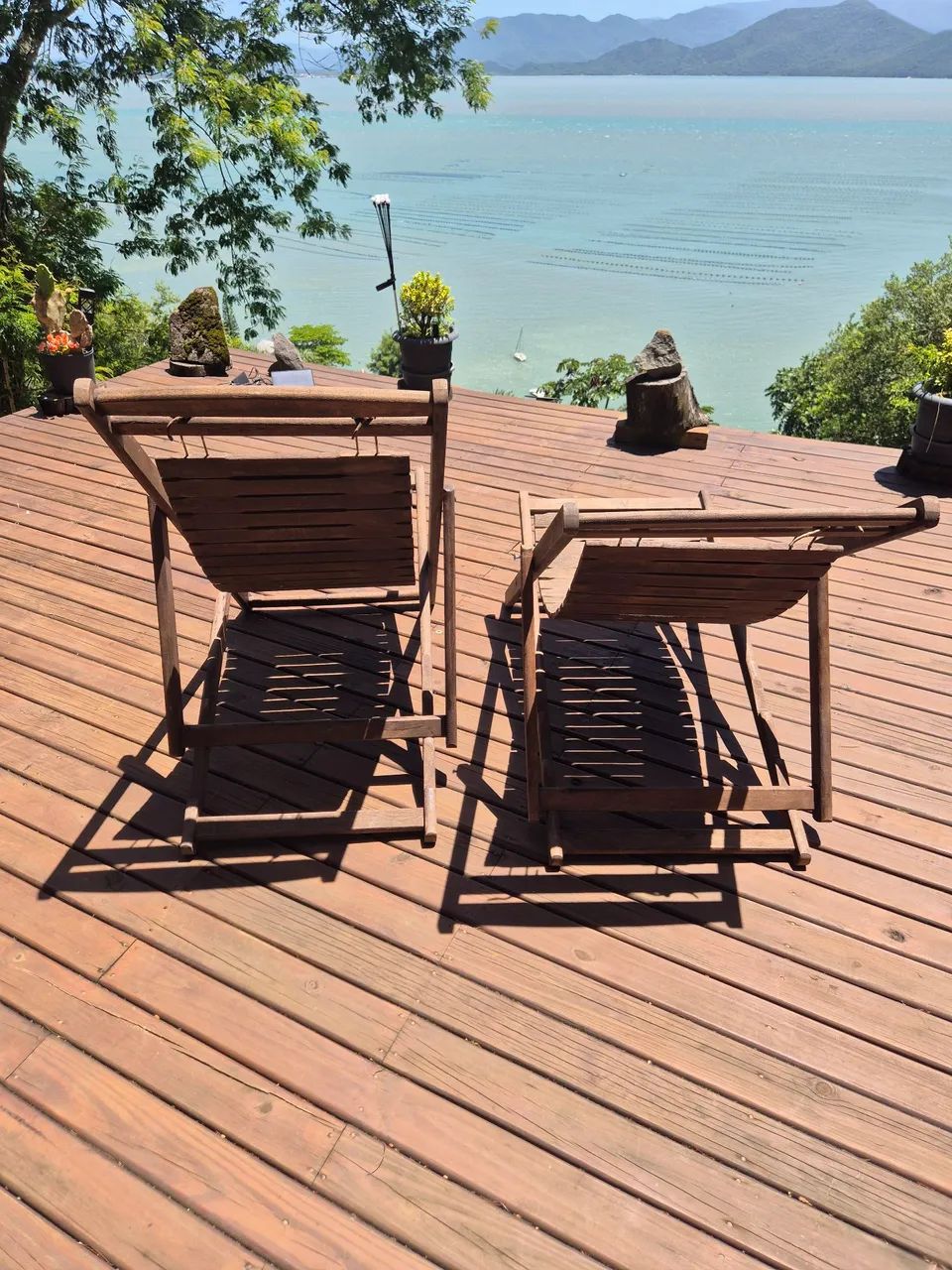 2 espreguiçadeias com 3 posições 