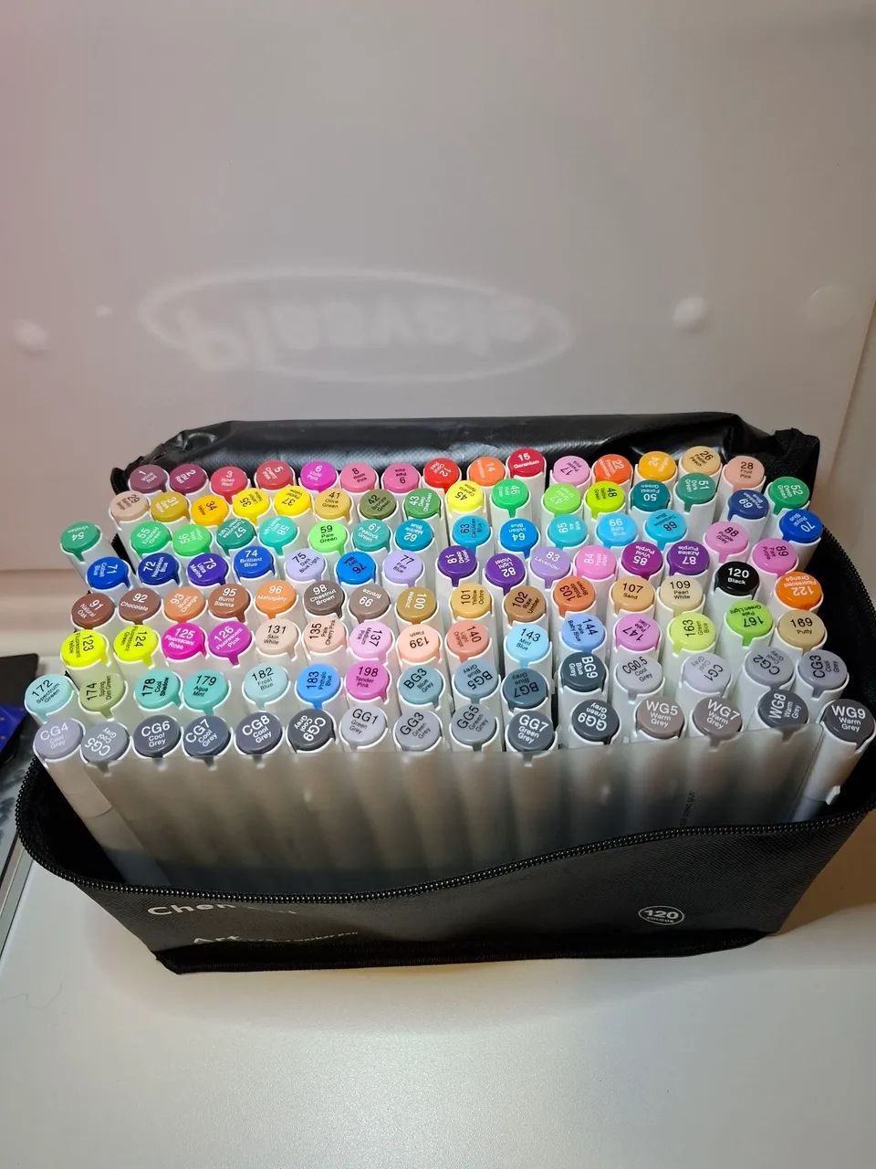 Canetinhas Marcador Chen Rui Profissional 120 cores - Foto 3