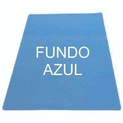 Papel sublimatico fundo azul, pacote com 100 folhas - Foto 2