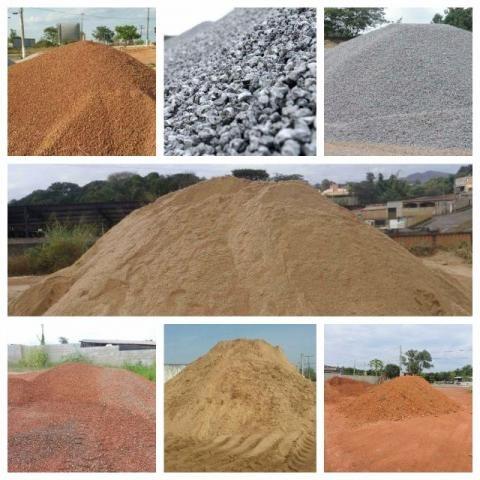 Areia - Brita - Cascalho - Aterro