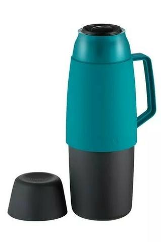 Garrafa Térmica Soprano Lótus - 1Litro ? Cores: Azul/Vermelho/Preta - Foto 6