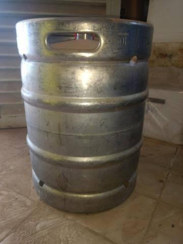 Barril de chopp metal 50 litros