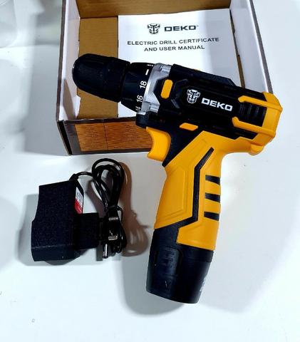 Furadeira Parafusadeira Bateria 10,8v/3/8 Bivolt Deko