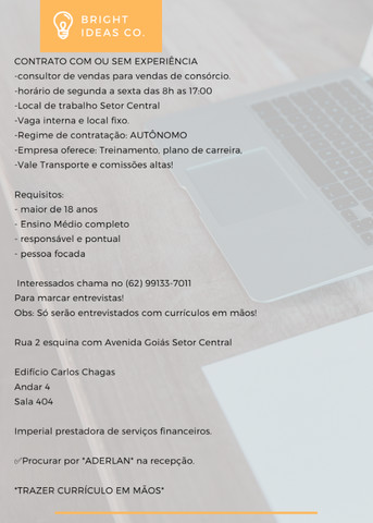 Vagas Para Agente de Vendas - Foto 2