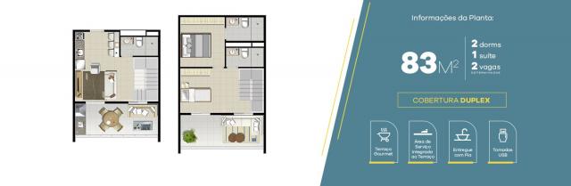 Apartamento no Jardim Vila Galvão, com 2 quartos, sendo 1 suíte e área útil de 83 m²