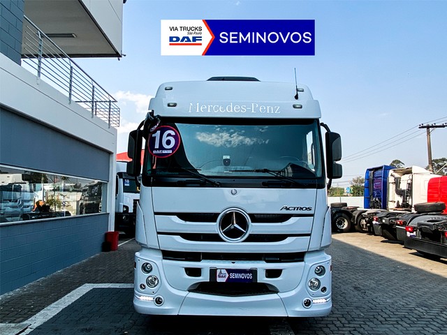 MERCEDES-BENZ MERCEDES-BENZ ACTROS 2646 6X4 TETO ALTO 2016 ACTROS 2646 LS 6X4 2P  DIESEL 