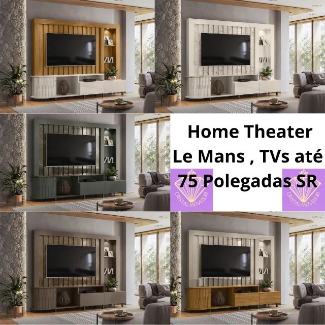  Home Theater Le Mans TVs até 70 SR
