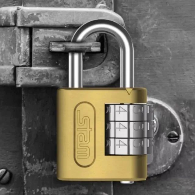 Cadeado 25mm Segredo Senha Pequeno portão casa Mala Mochila Armário Bolsa Stam Latonado