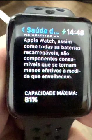 Relogio Apple Watch Series 3 GPS 38mm Caixa de Aluminio com