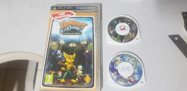 Ratchet E Clank: Size Matters - Psp (Greatest Hits) (Somente Disco