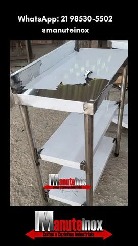 Mesa inoxidável industrial cozinhas - Foto 4