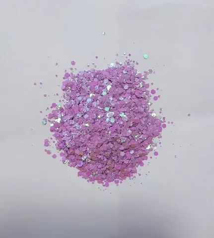 Glitter Holográfico Flocado para Artesanato  - Foto 5