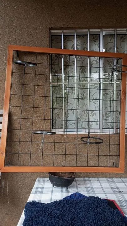 Suporte de parede para plantas - estilo industrial - Foto 2