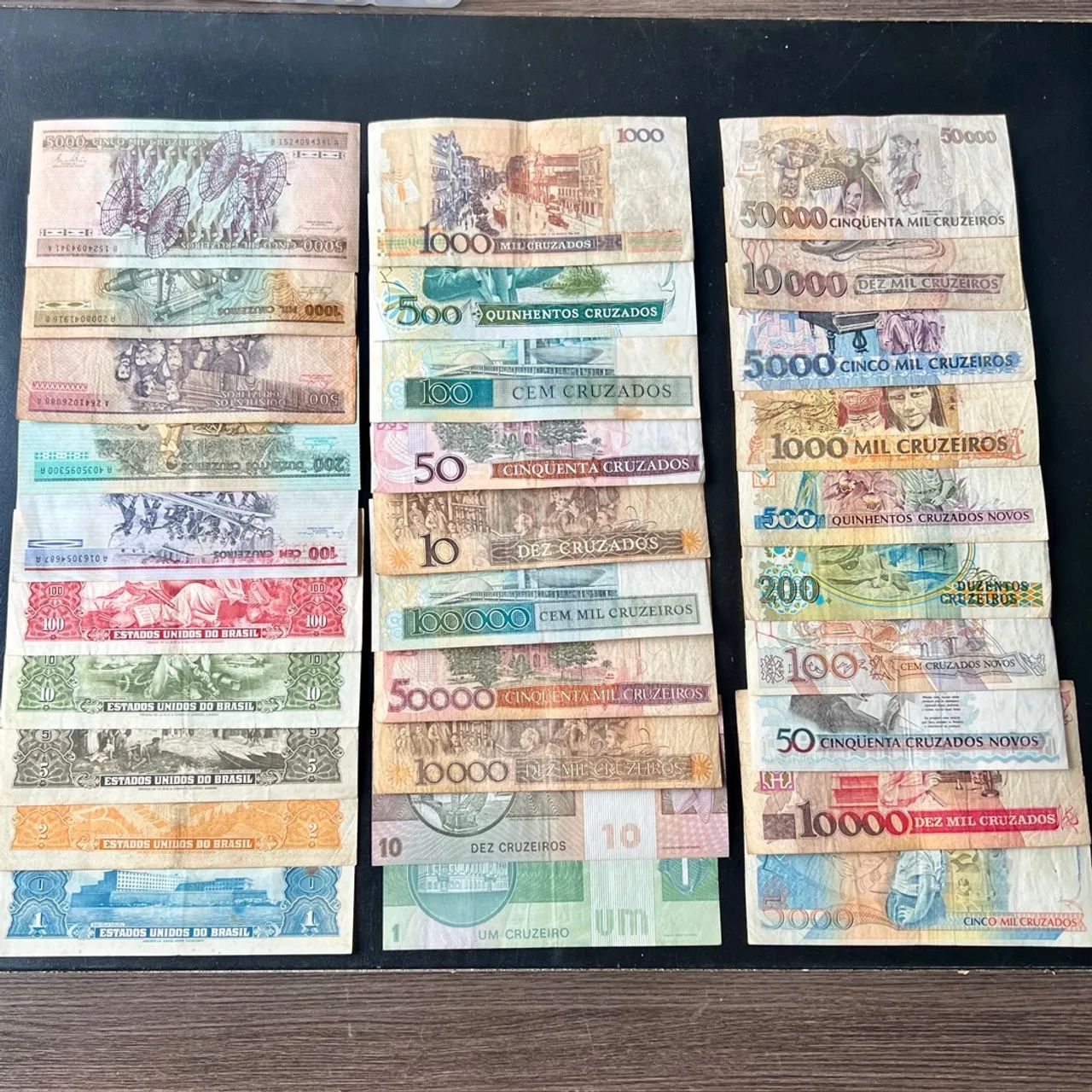 Lote 30 Cédulas Sem repetição Nacionais Originais Dinheiro Antigo - Foto 2