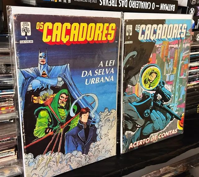 Os caçadores editora abril de 1990, número 1 e 2.