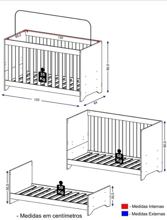 Promoção Berço 3 em 1 - 333Y  - Foto 2
