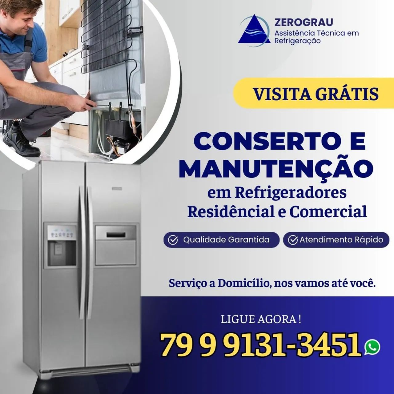 Conserto de Geladeira em Aracaju-SE 