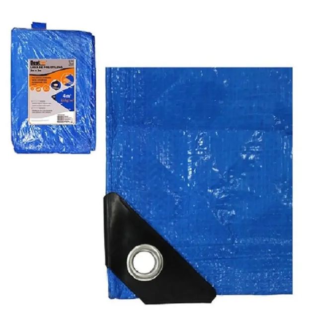 Lona De Plástico Azul 2m X 2m Bfh1884