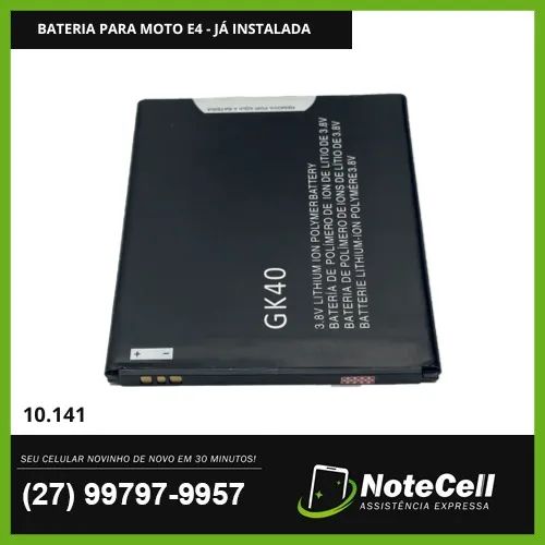 Bateria para Motorola Moto E4- Instalação expressa e Garantia de 3 meses!?