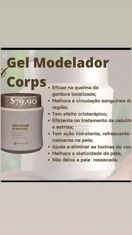 Gel Redutor de Medidas Queima Gordura Cryoactive gel modelador corporal  Corps Lignea Hinode 100%Original