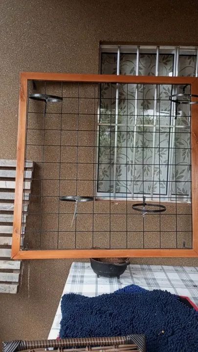 Suporte de parede para plantas - estilo industrial