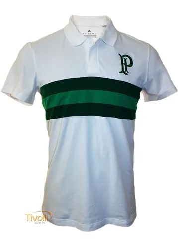 camisa polo retrô palmeiras adidas premium (com etiqueta) tamanho L (G) - Foto 4