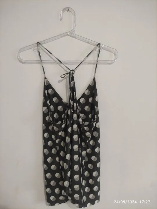 Blusa Alcinhas Poá - Foto 2