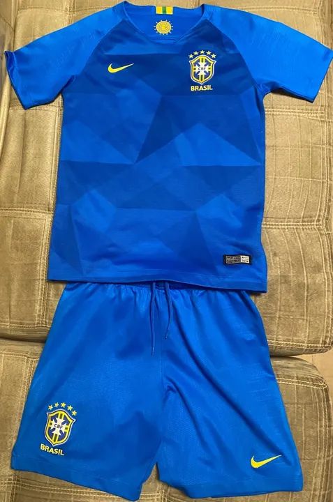 Camisa do Brasil infantil original com short  - Foto 3