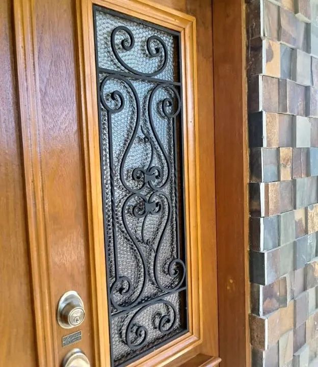 Gradil de Porta em Ferro Forjado Exclusivos e Sob Medidas na CasaDeFerro - Foto 4